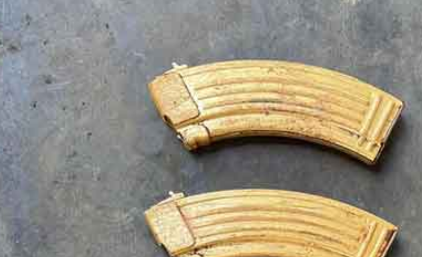 රන් පැහැති මැගසින් 02ක් සමග තවත් රැසක් හසුවේ