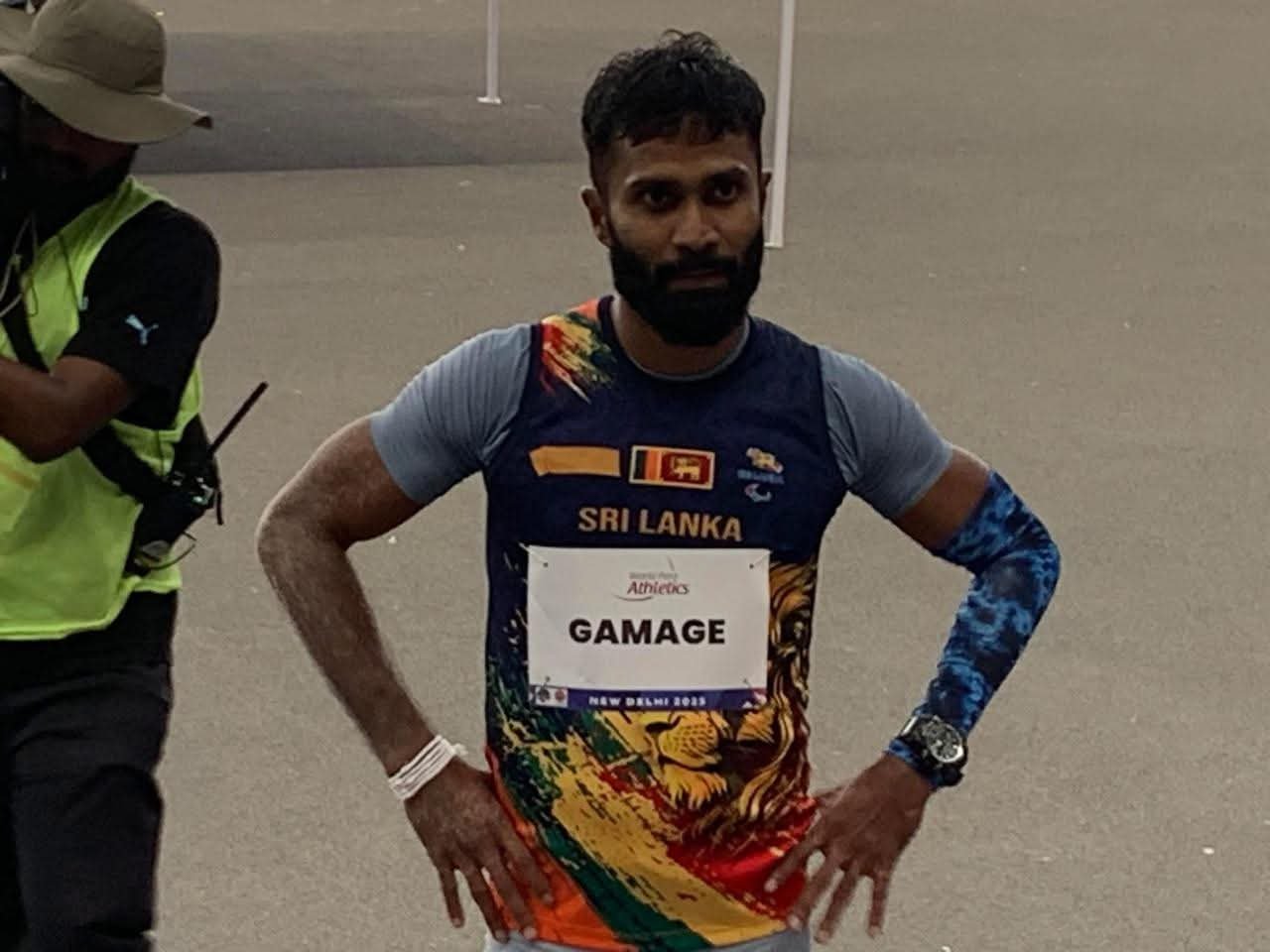 ශ්‍රී ලංකාවේ නුවන් ඉන්දික ගමගේ එම ඉසව්වේ ලෝකඩ පදක්කම දිනා ගත්තා